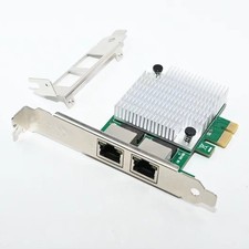 Realtek 8111F Chip PCI Express x1 Gigabit Dual Port Network Card Desktops 1000M picture