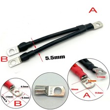 M6/M10 Tinned Copper Battery Cable 10AWG Y Power Wire Car,Marine,Inverter,RV picture
