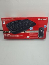 Microsoft Wireless Desktop 1000 Ergo Keyboard Optical Mouse Sealed picture