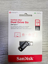NEW SEALED SanDisk Ultra Dual Drive Go USB Type-C 128GB (sdddc3-128g-a46) picture