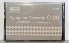 TANDY Computer Cassette C-20 New w Original Ripcord Seal - 26-301 Free Post USA picture
