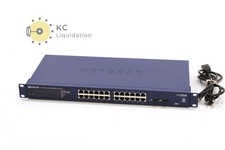 NetGear ProSafe 24 Port Gigabit Smart Network Switch GS724T v4 Blue picture