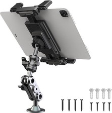 WUITIN Aluminum Heavy Duty Drill Base Tablet Holder Car Mount Dashboard, 360° Ad picture