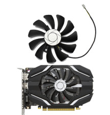 Cooling Fan For MSI GTX 1050 Ti 2G 4G Replacement GPU HA9010H12F-Z 85mm 2 pin picture