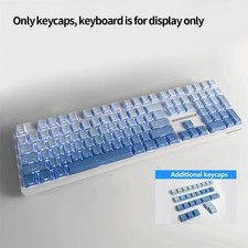 Letter Drive Topographic PBT Keycaps 98/133 Key Cherry Profile Side Print MX picture