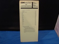 Vintage IBM System/360/370  Reference Data  ASP card Good condition picture