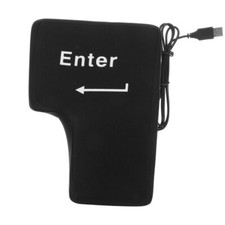 USB Stress Relief Nap Pillow Travel Work Giant Enter Pc Sized Key Big picture