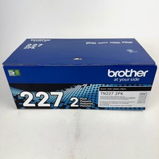 Brother Genuine TN227 TN227 High Yield Black Toner Cartridge OEM 2-PK picture