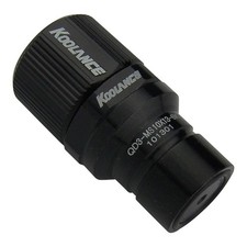 Koolance QD3 Male Quick Disconnect, for 10mm x 13mm (3/8in x 1/2in), Black picture