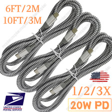 For iPhone 14 13 12 11 Pro XR 8 7 20W Charger Cable PD Fast Charging Cord 6/10FT picture