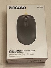 Incase Wireless Mobile Mouse 1850 Optical, USB, Scroll Wheel, Ergonomic, Black picture