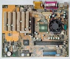 ASUS A7V-E Socket A AGP Retro Motherboard + AMD Athlon 900MHz + 128MB SD RAM picture