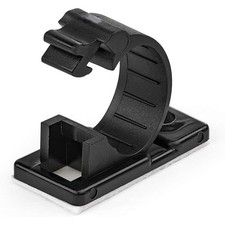 StarTech CBMCC2 100 Self Adhesive Cable Clips Black picture