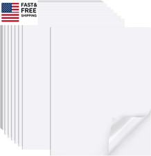 Printable Sticker Paper for Inkjet Printer, 40 Sheets 8.5