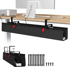 36-Inch No-Drill Under-Desk Cable Management Tray picture