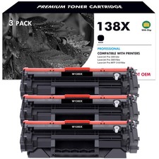 WITH CHIP W1380X 138X Toner Compatible With HP LaserJet 3001dw 3001fdw 3101fdw picture