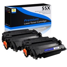 2PK CE255X 55X Toner for HP LaserJet P3015d P3015dn P3015n P3015x P3016 Printer picture