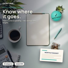 Budget Expense Tracker App Monthly Income Savings Planner Small Business Finance picture
