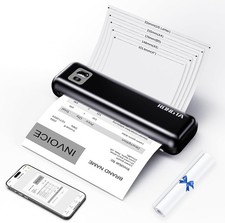 Portable Printer Wireless for Travel, F82 Inkless Bluetooth Thermal Printers,... picture