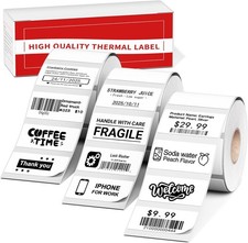 White Self Adhesive Label Paper Sticker Phomemo M100 M110 M221 Printer picture