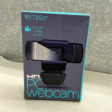 Bytech HD PC Webcam 720p 30fps Built-In Mic Plug & Play Black BY-MC-WC-102-BK picture