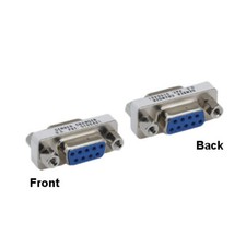 [x10] DB9 Female/Female Mini Adapter RS-232 9Pin Connector Low Profile Changer picture