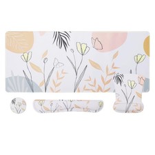 4in1 Ergonomic Memory Foam Wrist Rest Set Desk Mouse Keyboard Pad Office picture