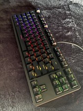 Aukey KM-G14 RGB Multicolor Backlight Mechanical Gaming Keyboard Black picture
