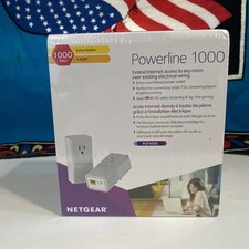 New Sealed Netgear Powerline Ethernet Adapters Outlets Powerline 1000 PLP1000 5 picture
