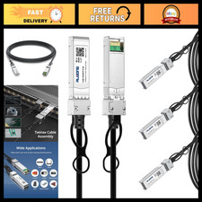 10G SFP+ Direct Attach Copper Twinax Cable - 4-Pack, 1m/3.28ft, High-Speed Netwo picture