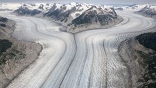 Landscape nature glacier mountains ice cold Custom Gaming Mat Desk picture