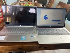 Lot Of 2 Hp Laptops One Touch Screen 8gbram One 4gbram Red For Parts picture