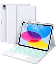 Harvopu Compatible for iPad 11th 10th Generation Case with Keyboard, Folio Cover picture