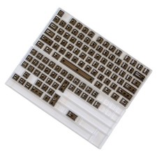 114Keys Full Set Customized PC Full Transparents Keycap Backlits KeyCaps for picture