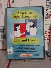 American Sign Language Clip and Create (CD-ROM, Windows Compatible) - #217 picture