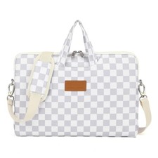 canvaslife Waterproof Pattern Resistant Laptop 15 inch/15.6 inch Grey Checker picture