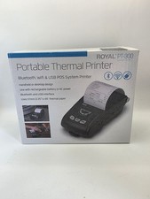 NEW Royal PT-300 Portable Thermal Printer - Monochrome Bluetooth Wifi USB picture