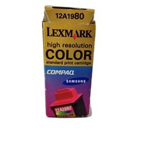 Lexmark 80 Color Ink Cartridge 12A1980 Genuine Factory Sealed New picture
