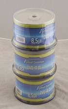 3x50 Optical Quantum 8x 8.5GB DVD+R DL Double Layer Logo Top Discs OQDPRDL08LT picture