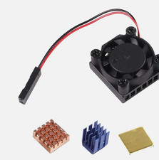Aluminum Heat Sink Single Cooling Fan for Raspberry Pi 4/3B+/3B/2B - USA picture