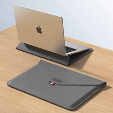 PU Waterproof Laptop Sleeve Case 15.3 Inch Envelope Bag with Mouse Pad Liner picture