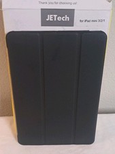 JETech iPad Mini 1/2/3 Case Smart Cover Slim Stand Auto Sleep/Wake Black picture