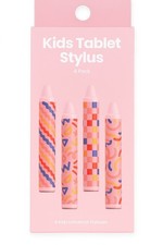 Tablet Stylus Pen 4-Pack Crayon Style | Touchscreen Pens for iPad & Tablets-Kids picture