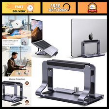 2-in-1 Laptop Stand for Desk, Adjustable Horizontal & Vertical Holder, Ergonomic picture