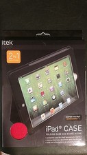 iTek 2 in 1 iPad Case and Stand RED Fits Generations 1, 2, 3 NEW picture