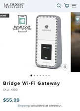 La Crosse Technology Bridge WiFi Gateway Model X100 New In Box picture