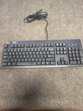 IBM Black Wired Keyboard KB-9910 Works picture
