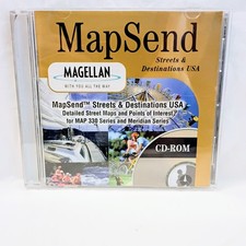 Magellan MapSend Streets & Destinations USA (PC CD-ROM, 2001) picture