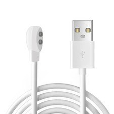 YiKaiEn 6mm Magnetic USB DC Charger Cable, 2.7ft Replacement 2.7 feet, White  picture