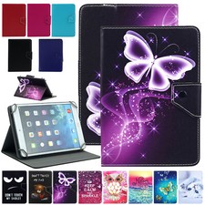 Universal Adjustable Leather Case Stand Cover For iPad 7
